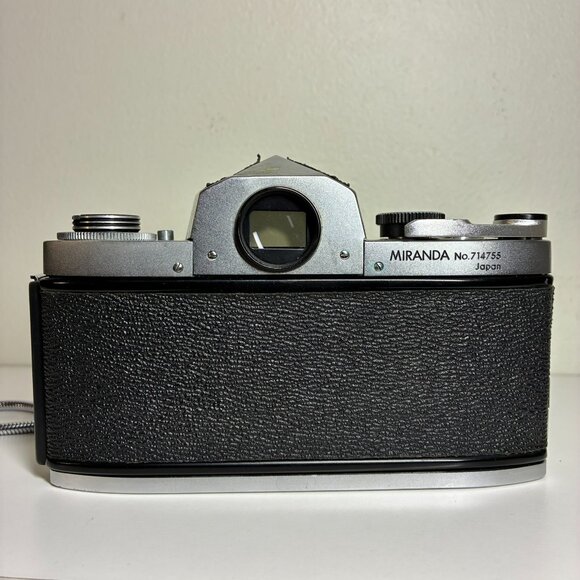 Vintage Miranda NO. 714755 SLR Film Camera Vivitar 46mm Skylight 1A Len's WORKS - Picture 5 of 11